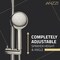 Anzzi Heavy Rainfall Stainless Steel Shower Bar with Hand Sprayer in Brushed Nickel SH-AZ101BN - alternate 5